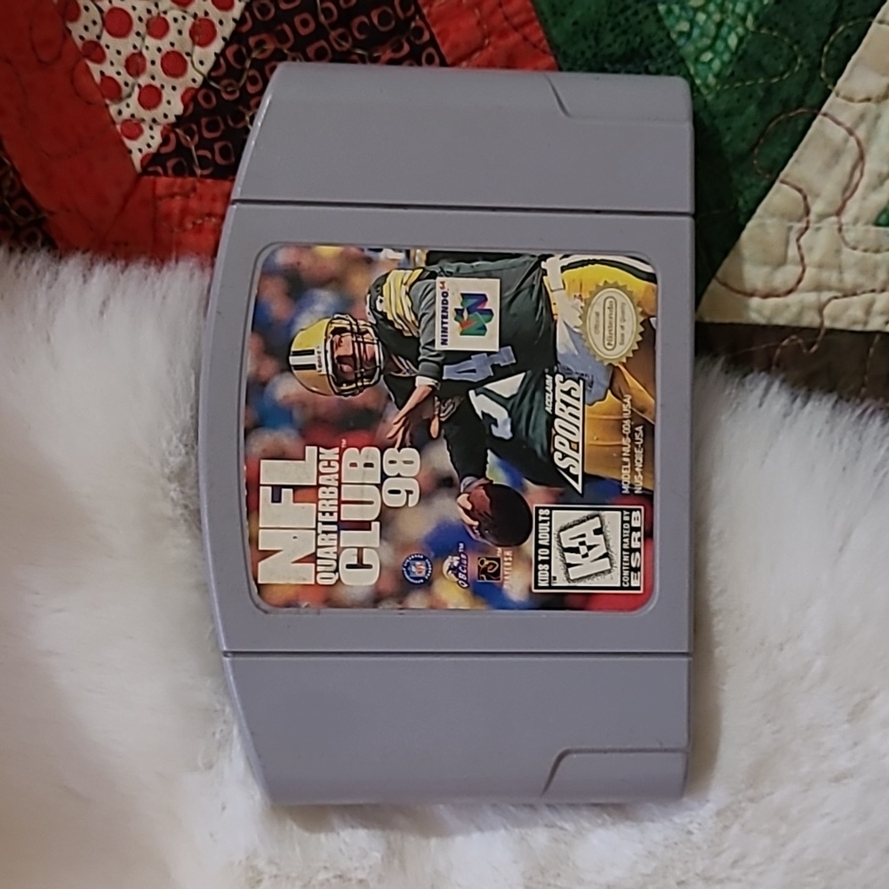 N64 Nintendo 64 NFL Football Quarterback Club 98 Video Game
